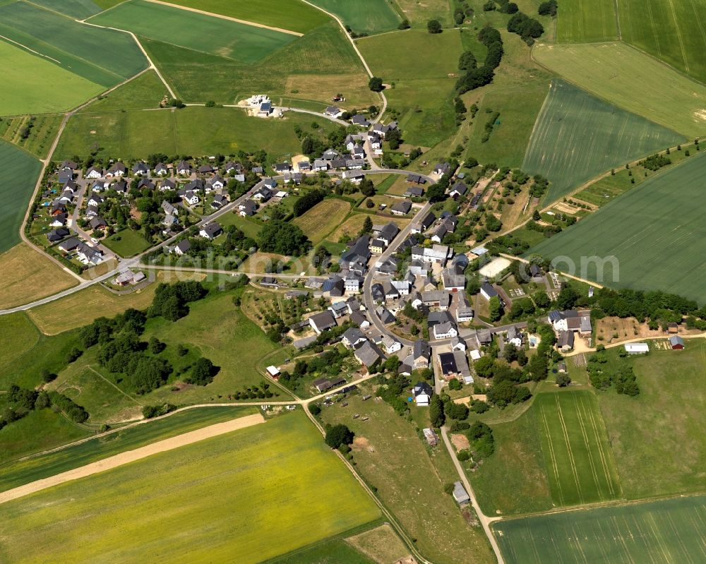 Aerial image Schnorbach - City view from Schnorbach in the state Rhineland-Palatinate