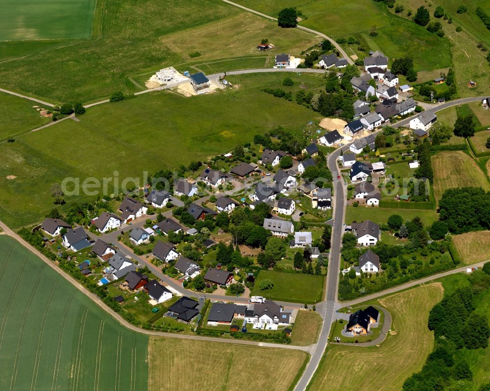 Schnorbach from above - City view from Schnorbach in the state Rhineland-Palatinate