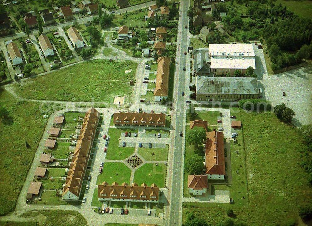 Aerial image Schwarzheide / Brandenburg - Stadtansicht von Schwarzheide