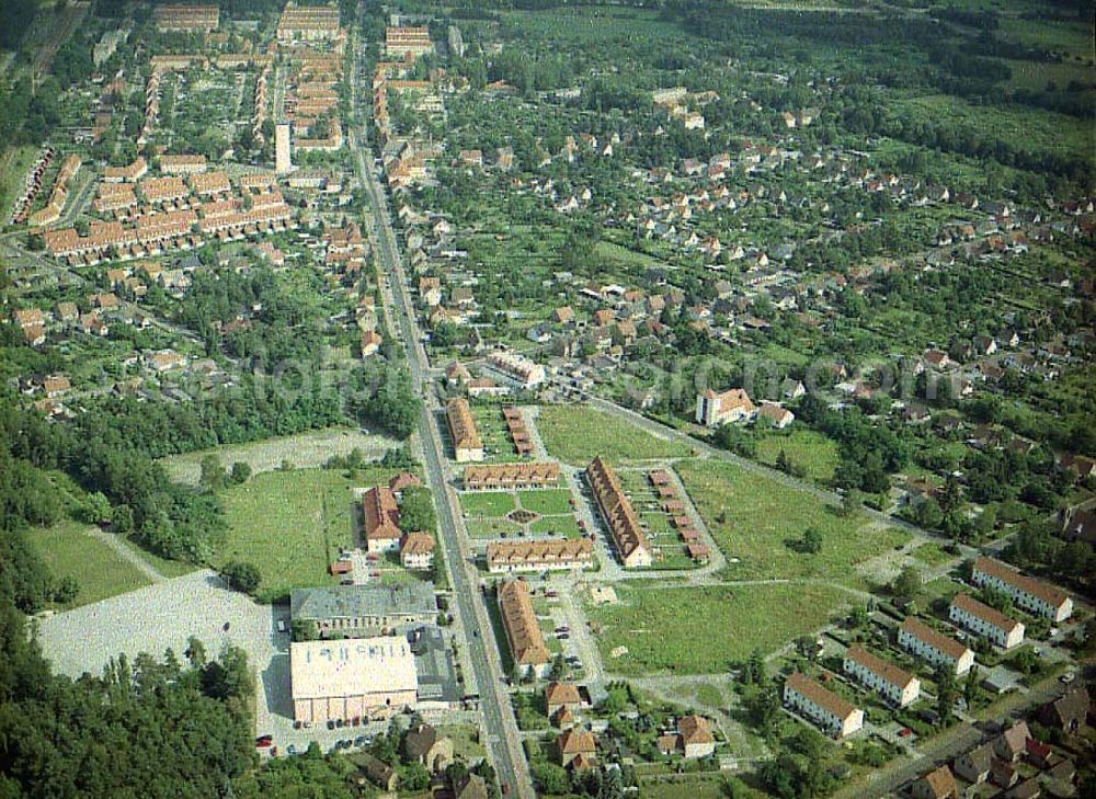 Aerial photograph Schwarzheide / Brandenburg - Stadtansicht von Schwarzheide