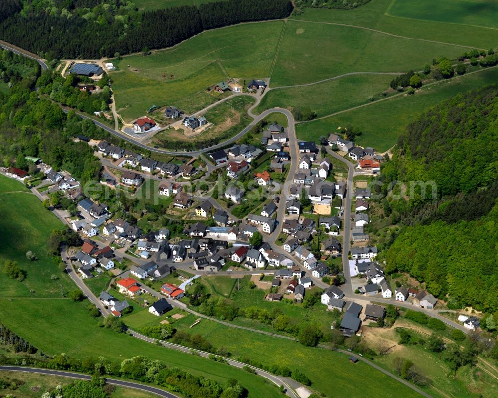 Siebenbach from above - City view from Siebenbach in the state Rhineland-Palatinate