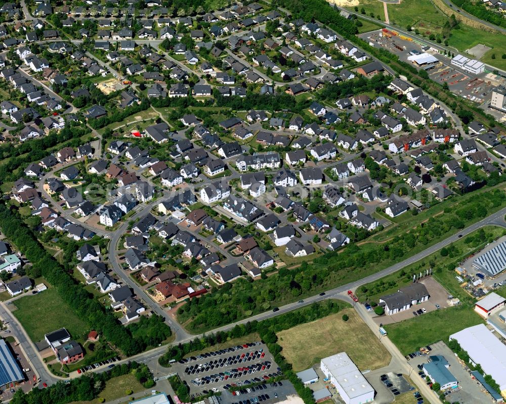 Aerial photograph Simmern (Hunsrück) - City view from Simmern (Hunsrueck) in the state Rhineland-Palatinate