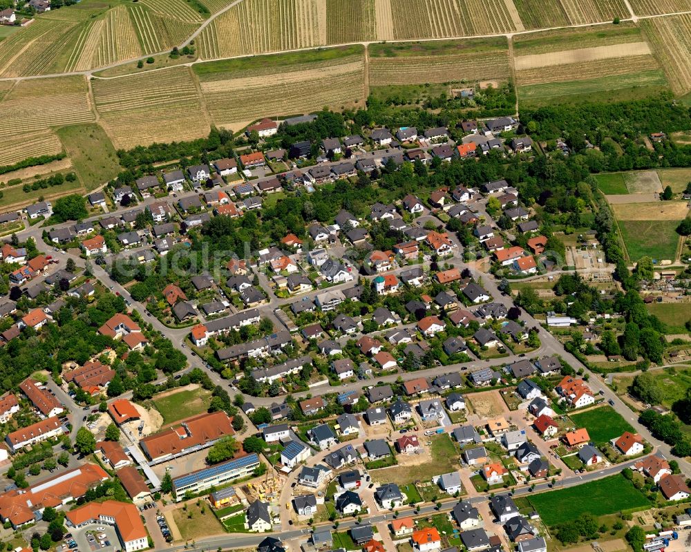 Stadecken-Elsheim from above - City view from Stadecken-Elsheim in the state Rhineland-Palatinate