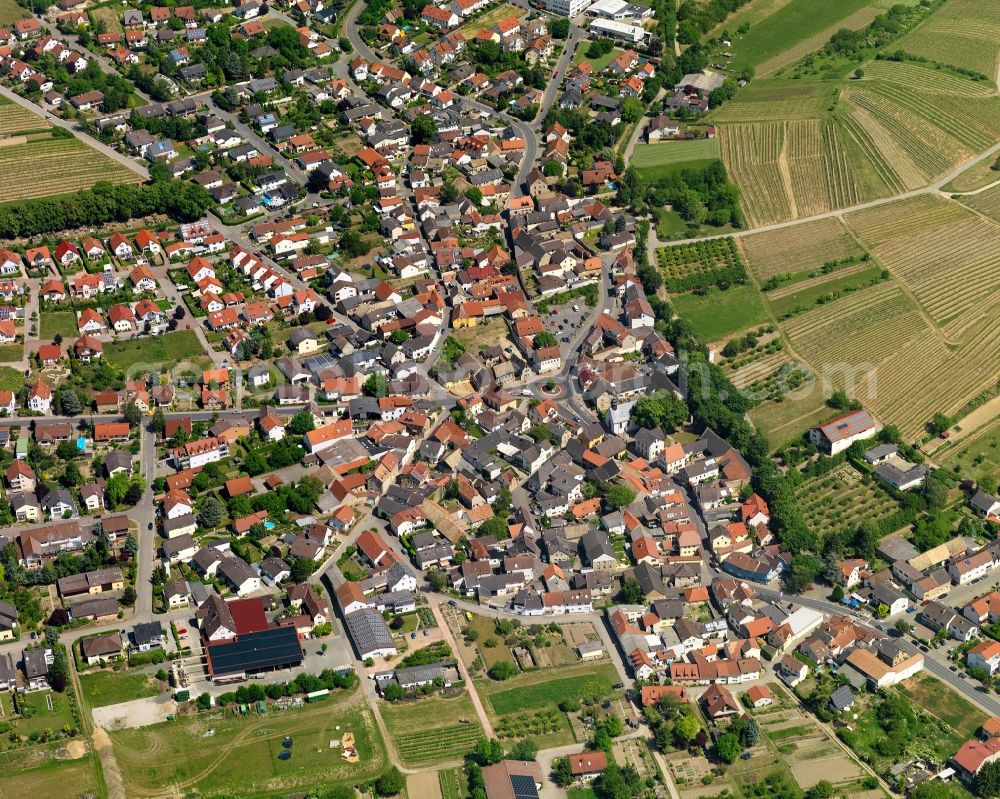 Aerial image Stadecken-Elsheim - City view from Stadecken-Elsheim in the state Rhineland-Palatinate