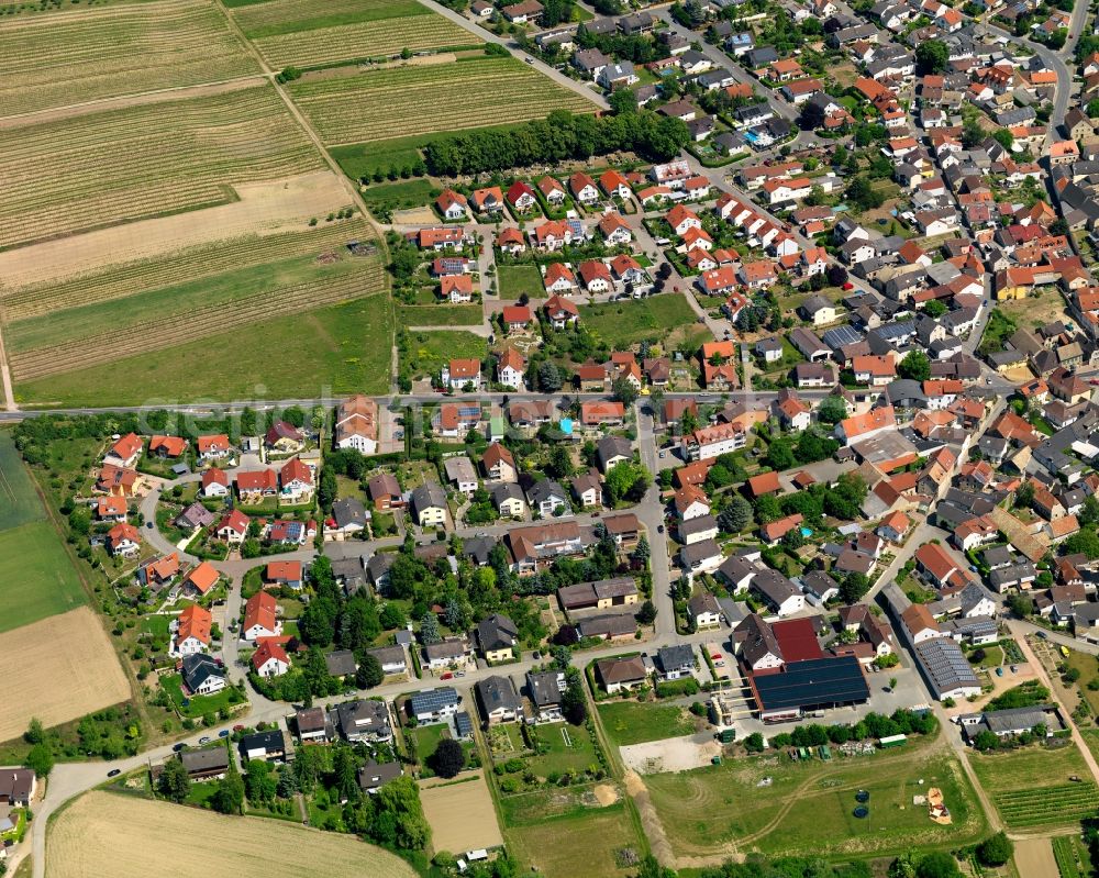 Aerial photograph Stadecken-Elsheim - City view from Stadecken-Elsheim in the state Rhineland-Palatinate