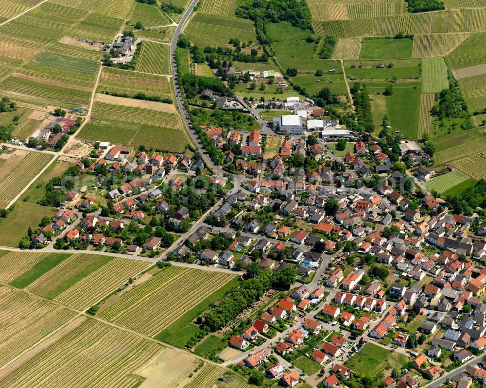 Stadecken-Elsheim from above - City view from Stadecken-Elsheim in the state Rhineland-Palatinate