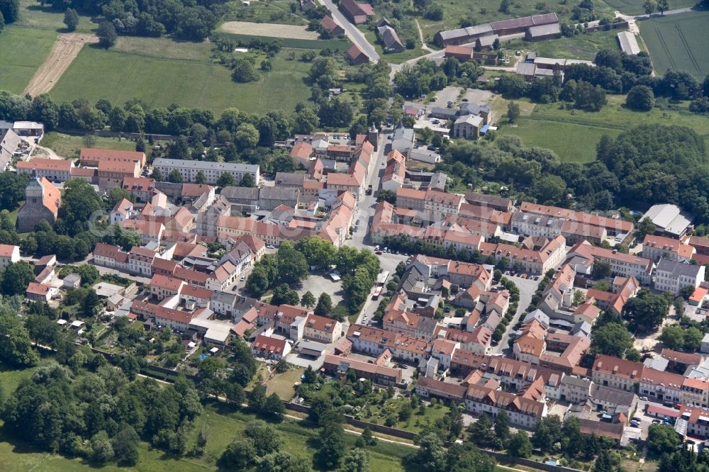 Aerial image Altlandsberg - City view of the city in Brandenburg Altlandsberg