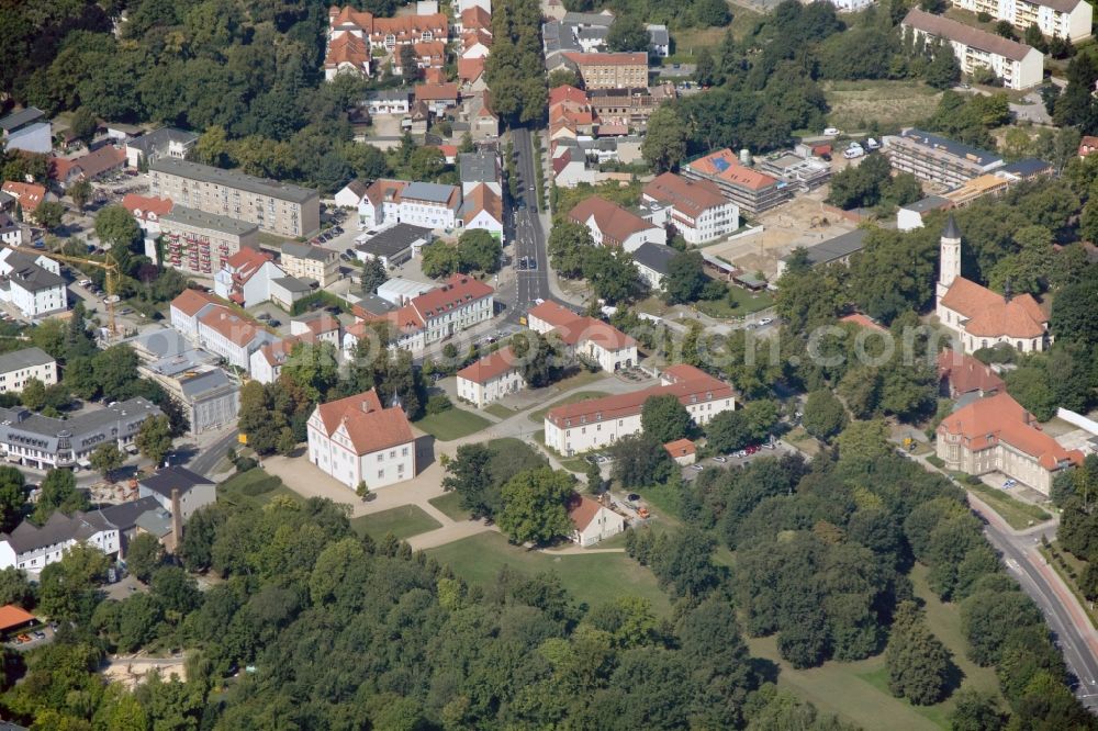 Aerial photograph Königs Wusterhausen - Cityscape city Koenigswusterhausen in Brandenburg