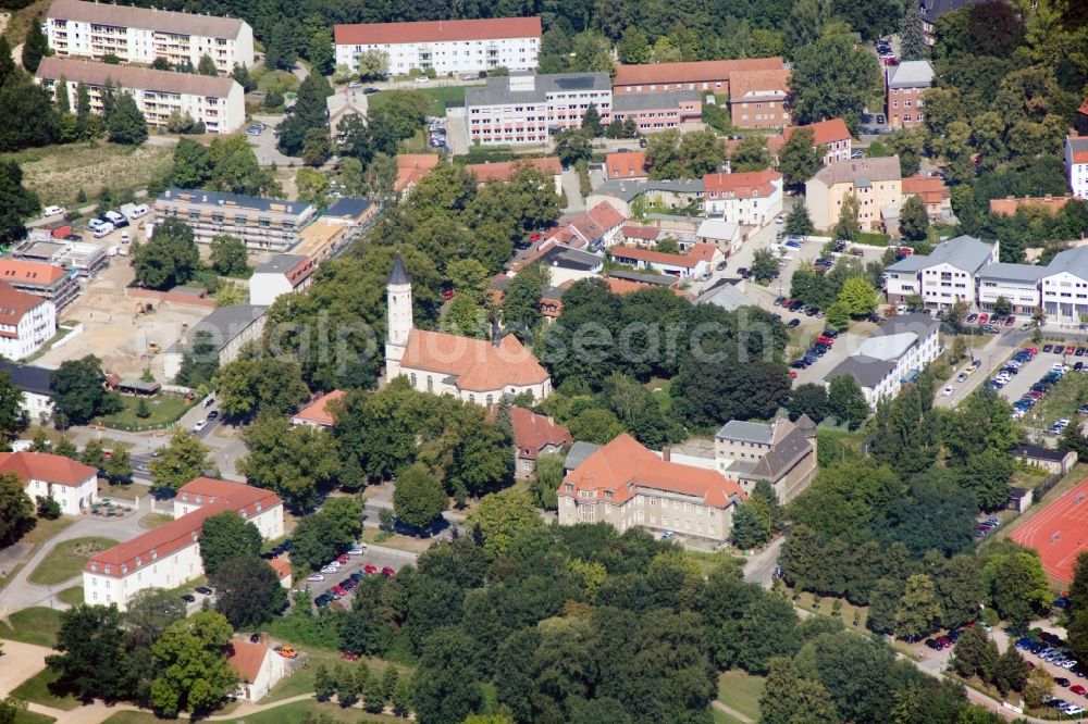 Königs Wusterhausen from above - Cityscape city Koenigswusterhausen in Brandenburg