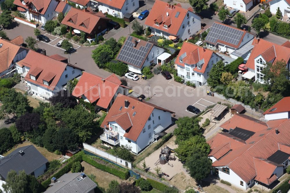 Ober-Olm from the bird's eye view: District in the city in Ober-Olm in the state Rhineland-Palatinate, Germany