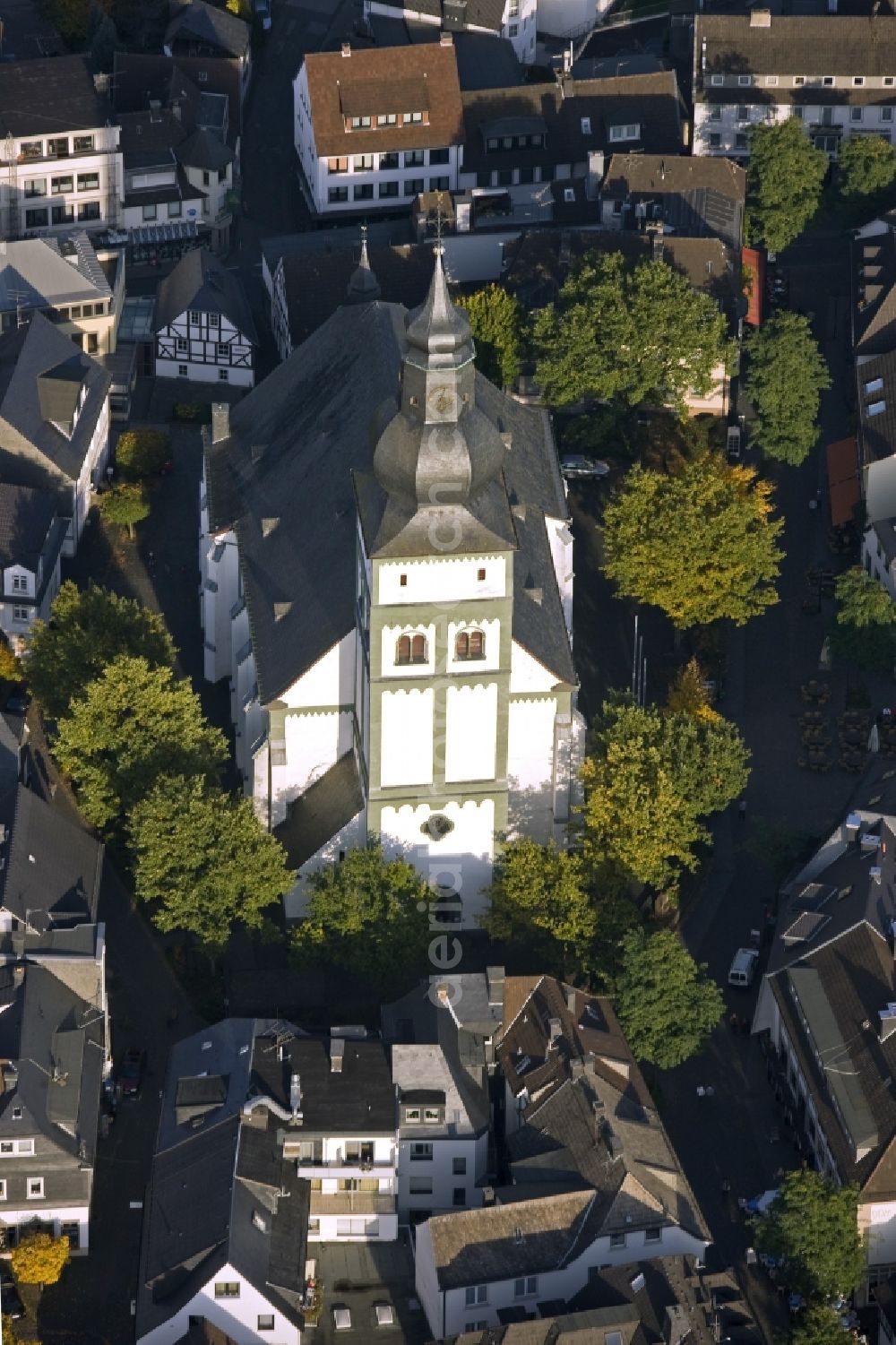 Attendorn from above - City view from the city center Attendorn in North Rhine-Westphalia