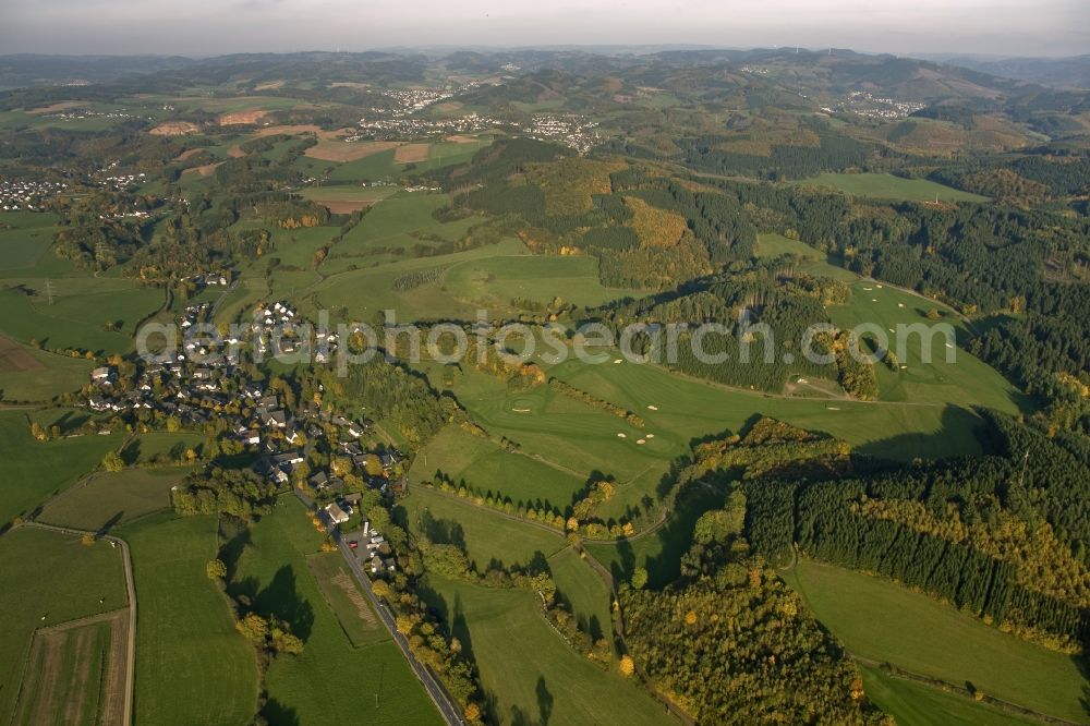 Attendorn from the bird's eye view: City view from the city center Attendorn in North Rhine-Westphalia