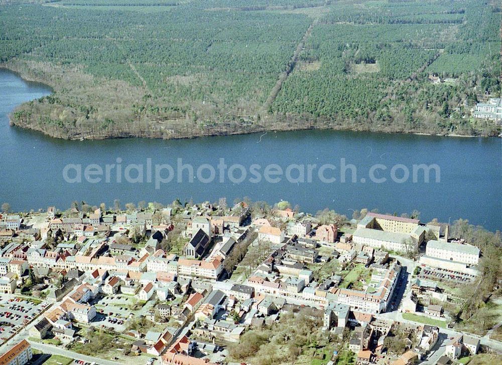 Aerial image Strausberg / Brandenburg - Stadtansicht von Strausberg