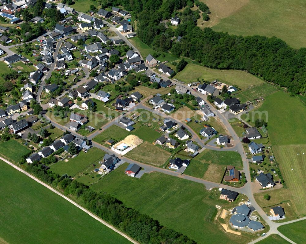 Aerial photograph Tiefenbach - City view from Tiefenbach in the state Rhineland-Palatinate