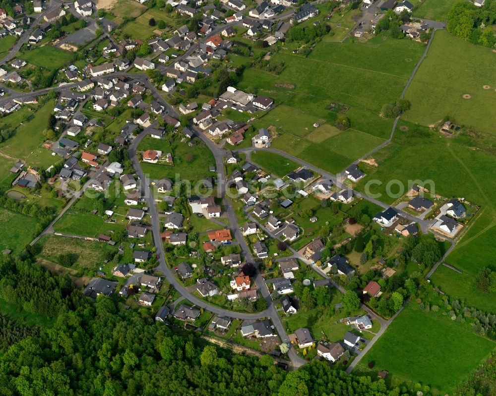 Wahlrod from above - City view from Wahlrod in the state Rhineland-Palatinate