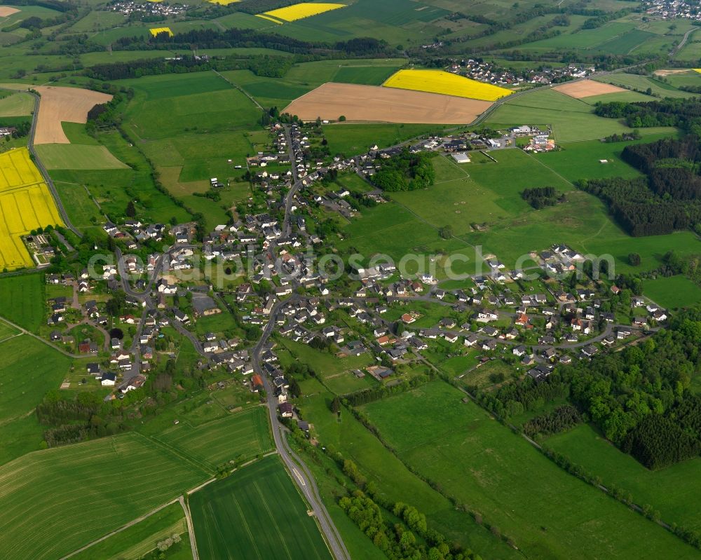 Wahlrod from the bird's eye view: City view from Wahlrod in the state Rhineland-Palatinate