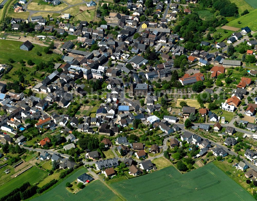 Aerial image Wassenach - Cityscape of Wassenach in Rhineland-Palatinate