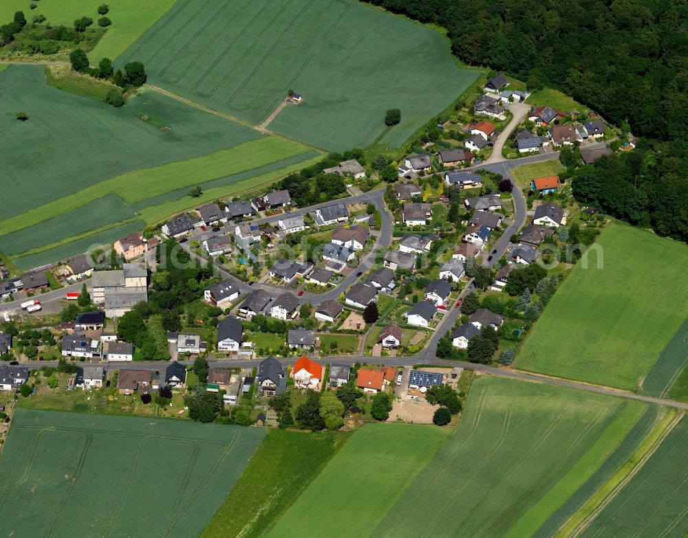 Aerial photograph Wassenach - Cityscape of Wassenach in Rhineland-Palatinate