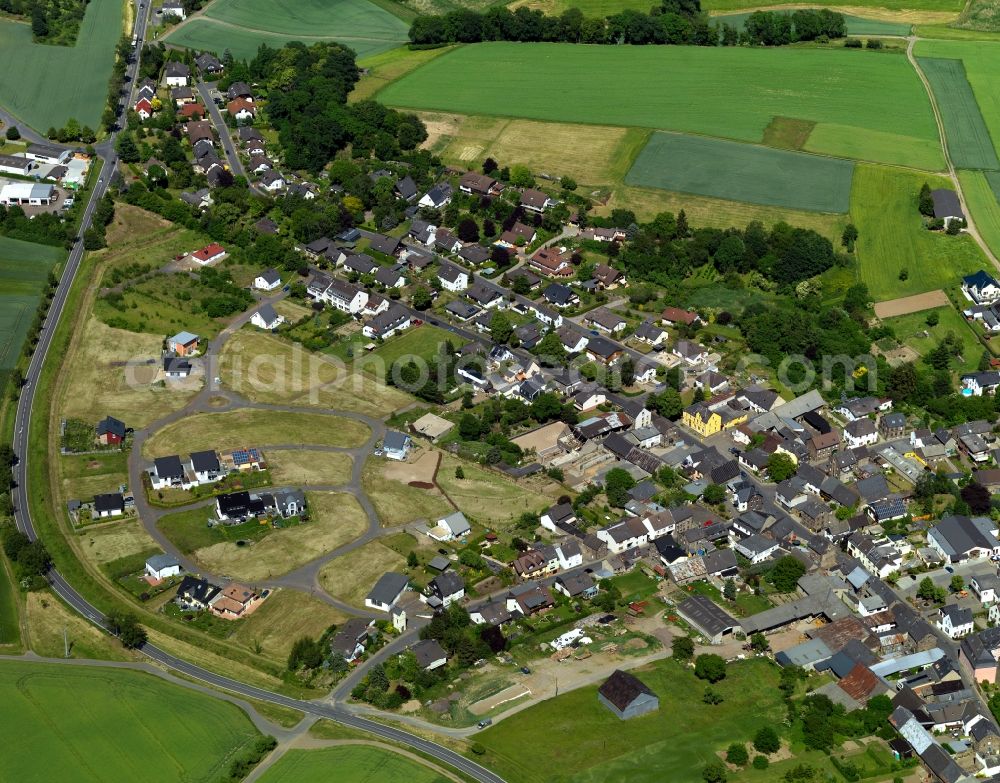 Wassenach from above - Cityscape of Wassenach in Rhineland-Palatinate