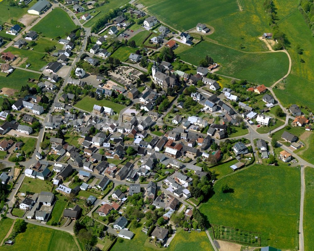 Aerial photograph Weiler bei Bingen - City view from Weiler bei Bingen in the state Rhineland-Palatinate