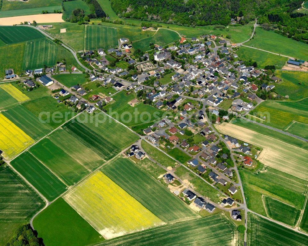 Weiler bei Bingen from above - City view from Weiler bei Bingen in the state Rhineland-Palatinate