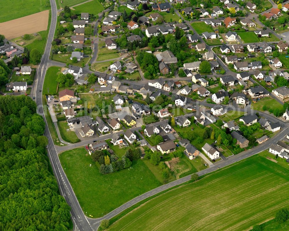 Aerial image Weroth - Cityscape of Weroth, on the L317, in Rhineland-Palatinate