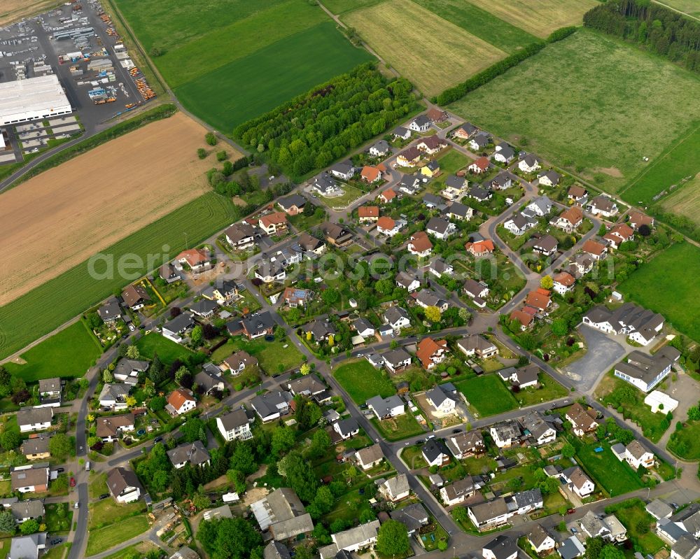 Aerial photograph Weroth - Cityscape of Weroth, on the L317, in Rhineland-Palatinate