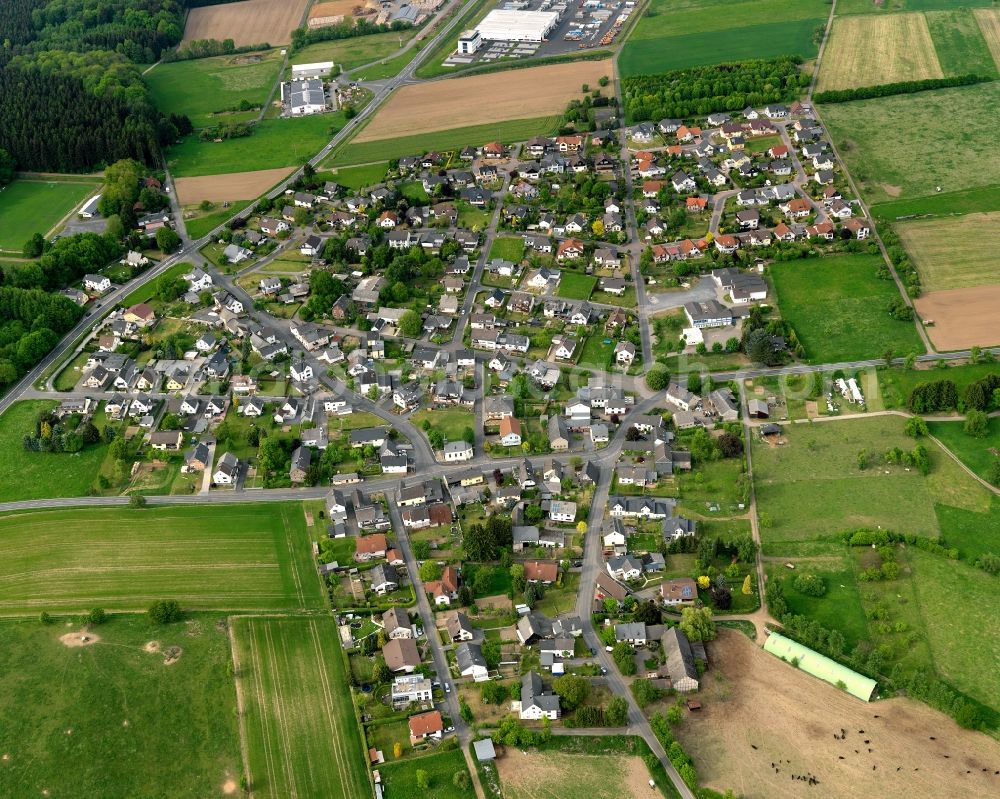 Aerial image Weroth - City view from Weroth in the state Rhineland-Palatinate