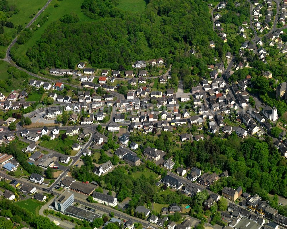 Westerburg from above - Cityscape of Westerburg in Rhineland-Palatinate