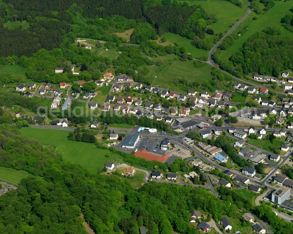 Westerburg from the bird's eye view: Cityscape of Westerburg in Rhineland-Palatinate