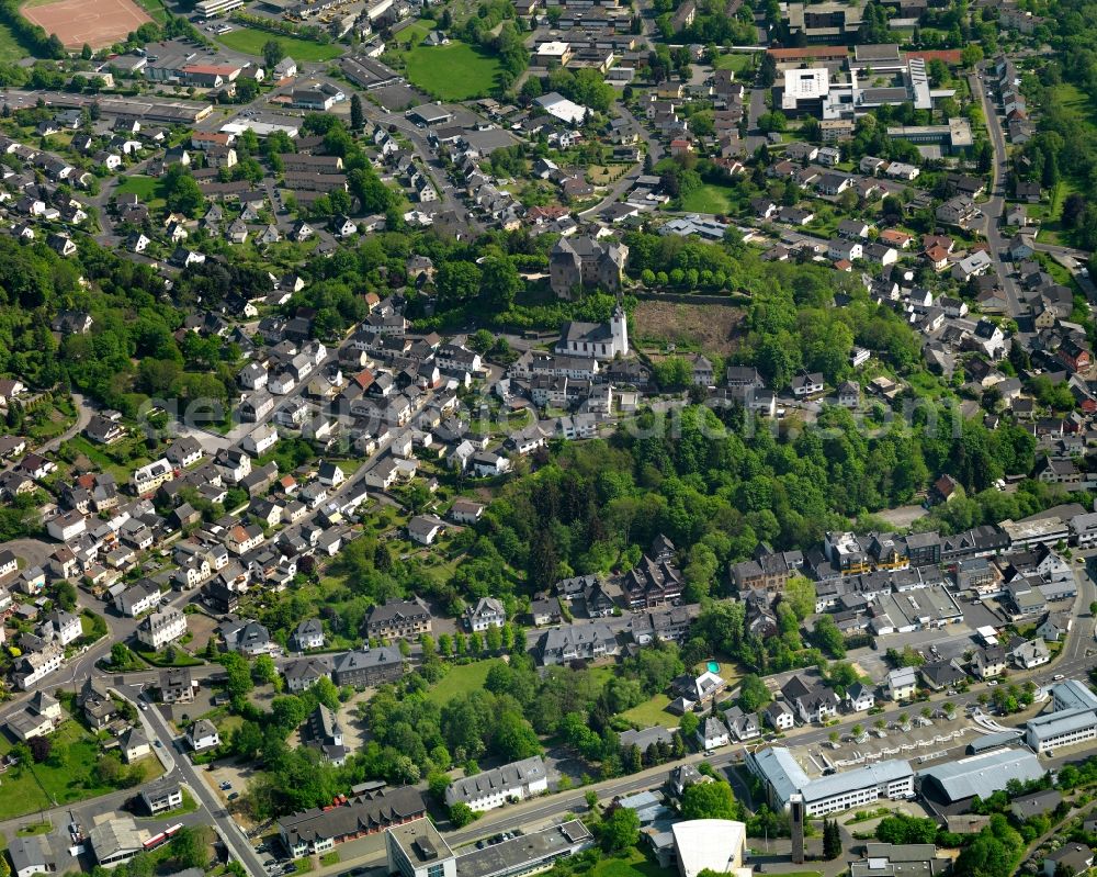 Aerial image Westerburg - Cityscape of Westerburg in Rhineland-Palatinate