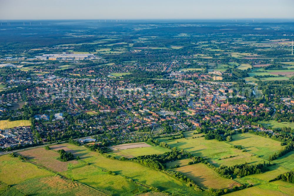 Aerial photograph Winsen (Luhe) - City view in Winsen (Luhe) in the state Lower Saxony, Germany