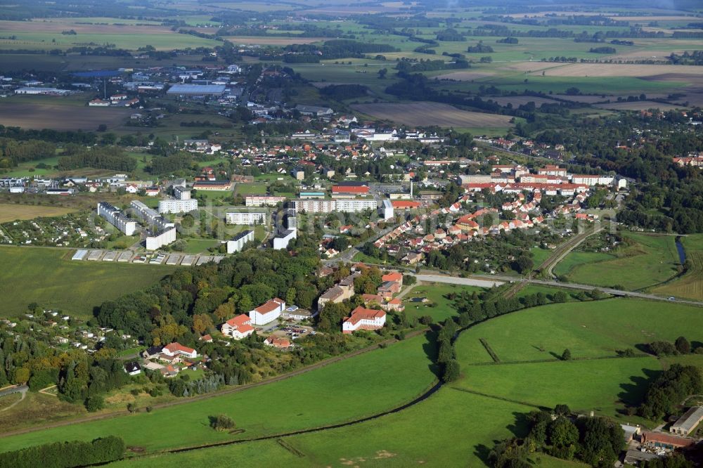 Aerial photograph Wittstock/Dosse - Cityscape of Wittstock / Dosse in Brandenburg