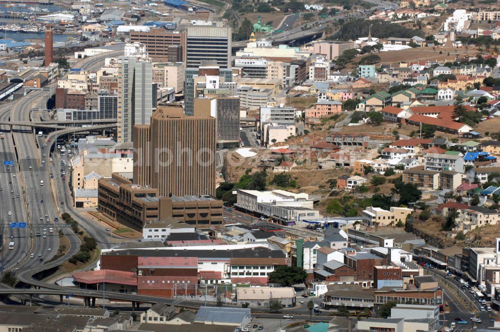 Aerial photograph Port Elizabeth - View of a housing and industrial area on the Settlers Highway in Port Elizabeth