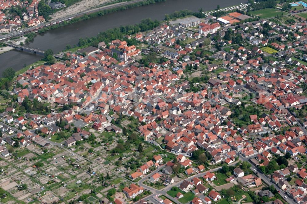 Aerial photograph Zellingen - iCityscape of Zellingen in Lower Franconia Main Spessart in Bavaria