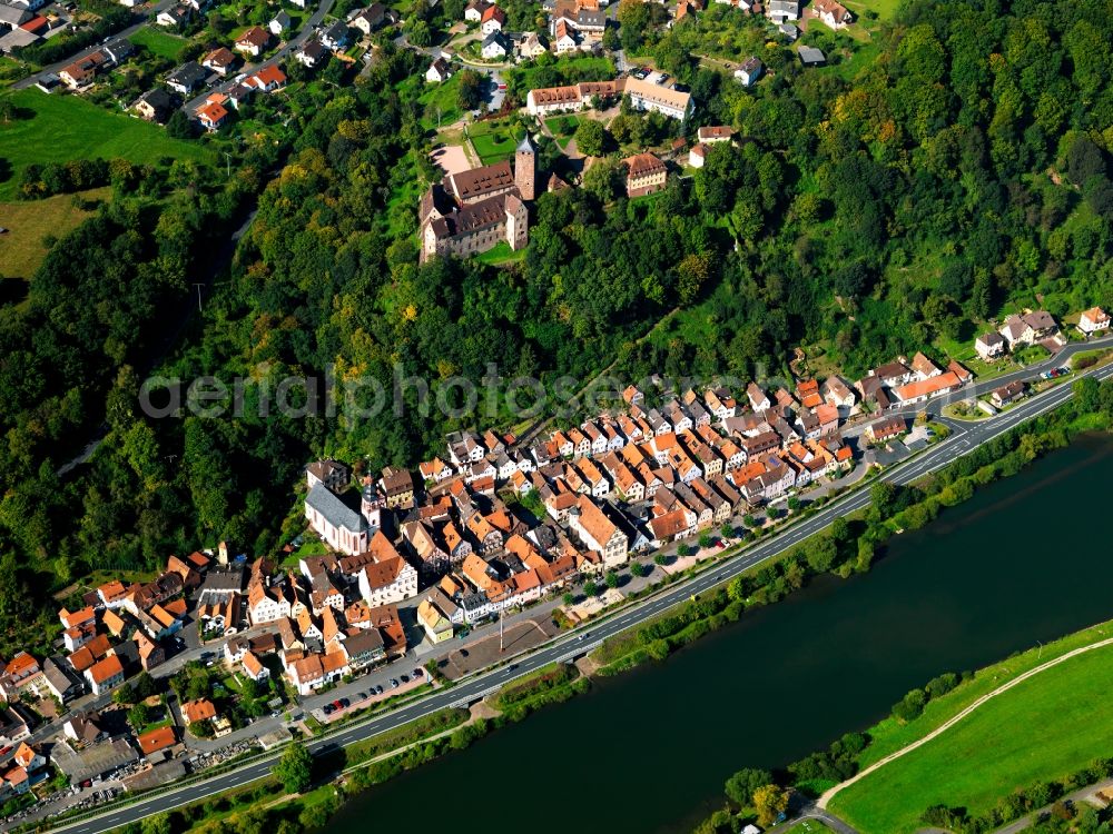 Rothenfels from above - Cityscape from the center of Rothenfels in Bavaria