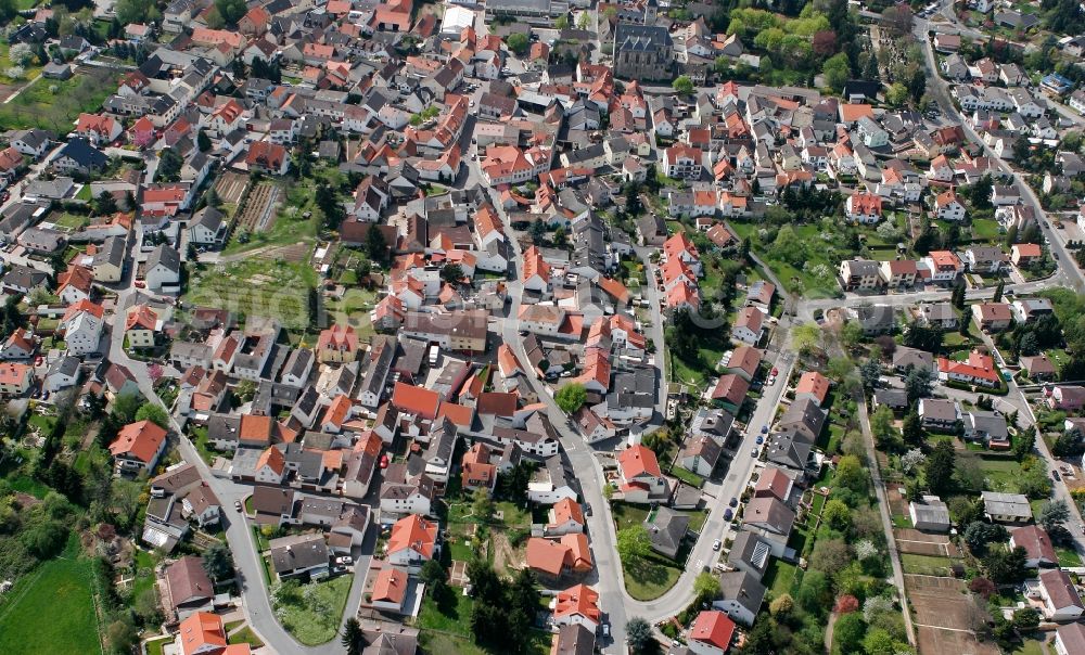 Zornheim from above - City view of Zornheim in Rhineland-Palatinate