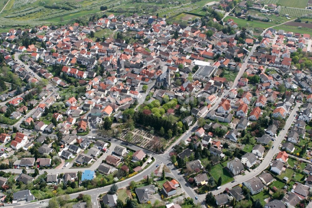 Aerial image Zornheim - City view of Zornheim in Rhineland-Palatinate