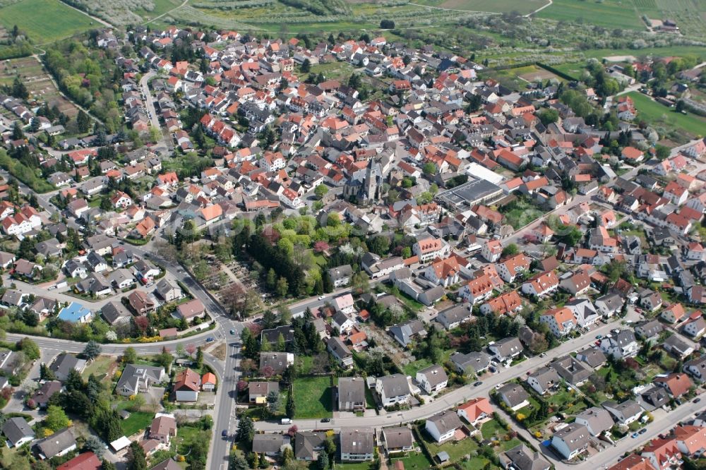 Zornheim from above - City view of Zornheim in Rhineland-Palatinate