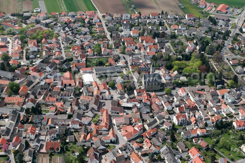 Aerial image Zornheim - City view of Zornheim in Rhineland-Palatinate