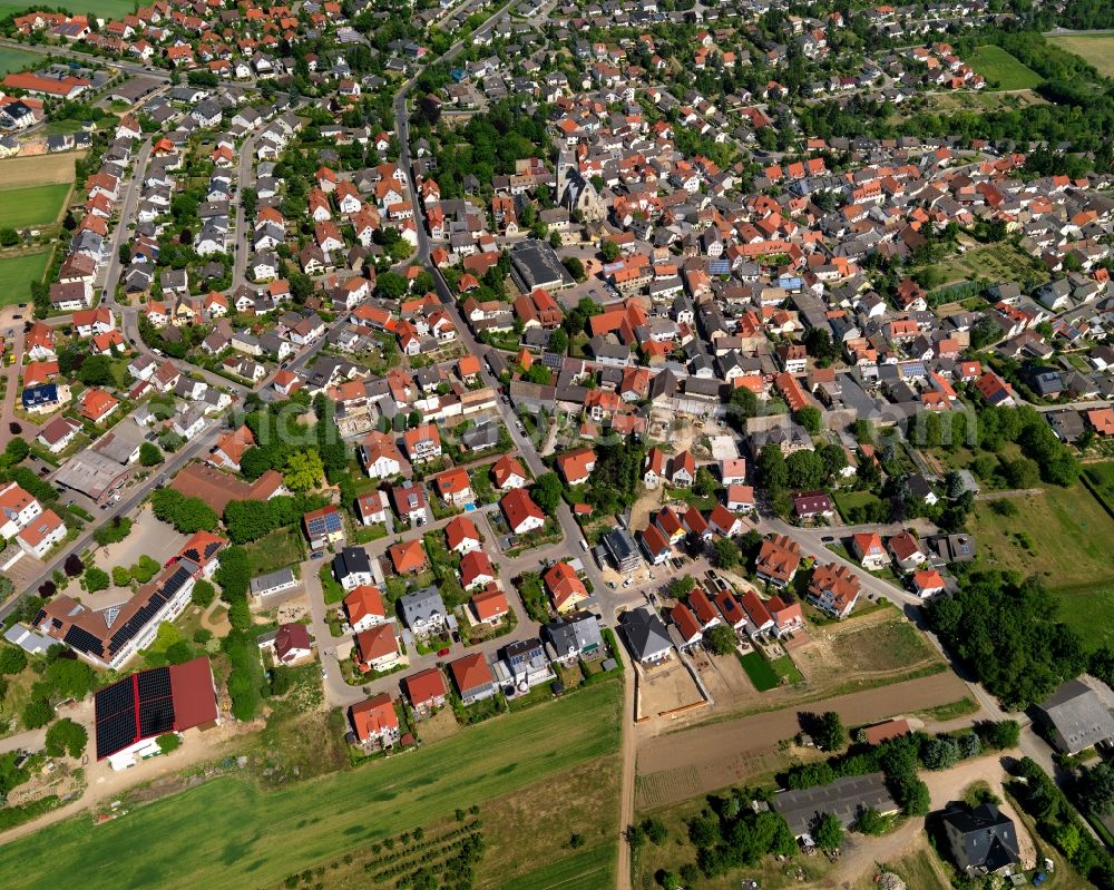 Aerial photograph Zornheim - City view from Zornheim in the state Rhineland-Palatinate