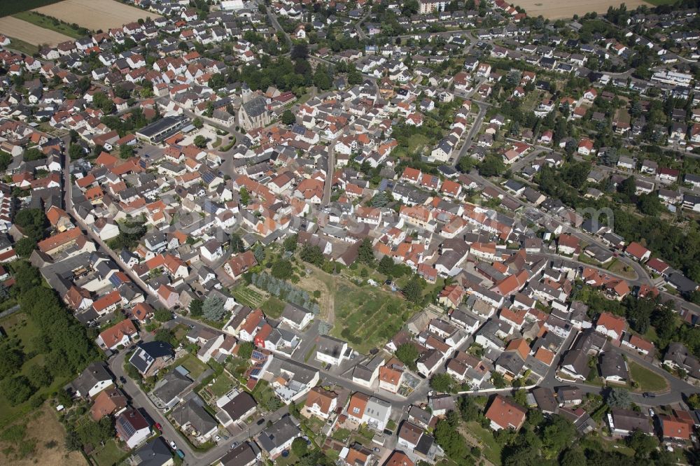 Zornheim from the bird's eye view: City view of Zornheim in Rhineland-Palatinate