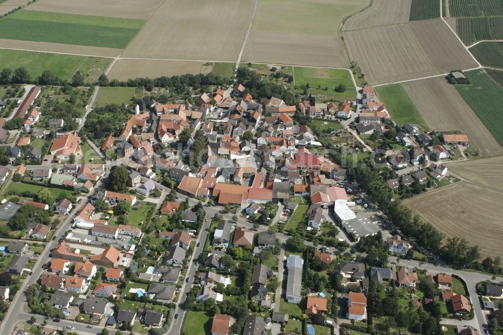 Aerial image Zotzenheim / VBG Spendlingen-Gen - City view of Zotzenheim / VBG Spend Lingen Gensingen in Rhineland-Palatinate