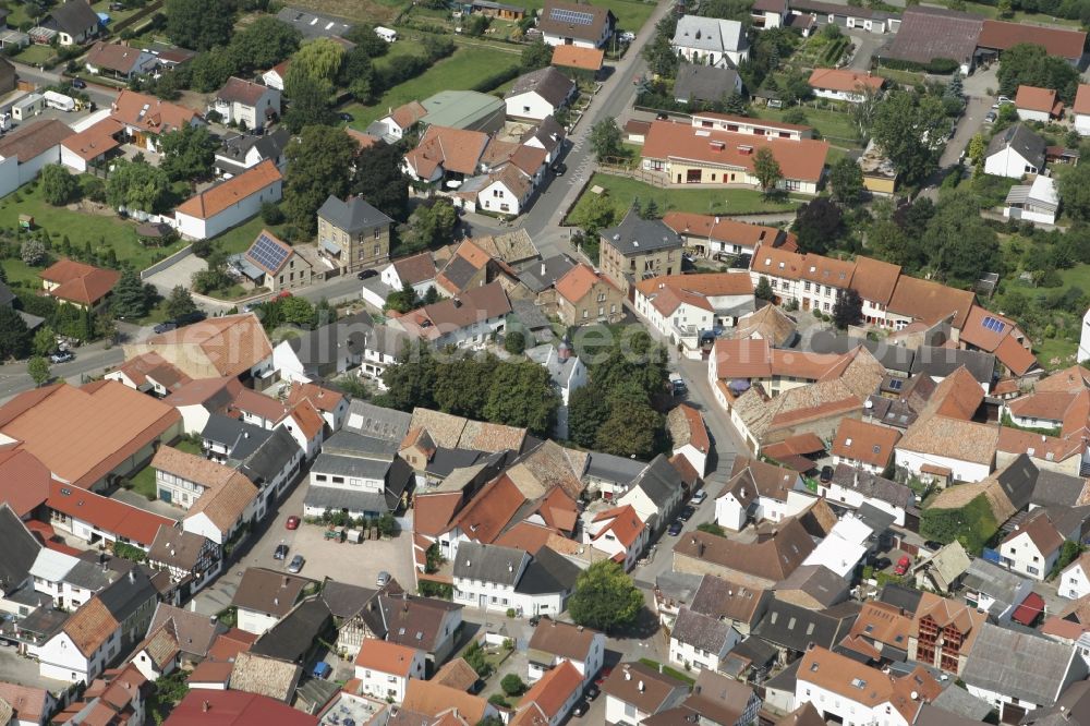 Zotzenheim / VBG Spendlingen-Gen from above - City view of Zotzenheim / VBG Spend Lingen Gensingen in Rhineland-Palatinate