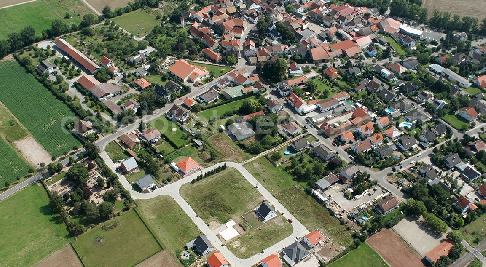 Aerial photograph Zotzenheim / VBG Spendlingen-Gen - City view of Zotzenheim / VBG Spend Lingen Gensingen in Rhineland-Palatinate