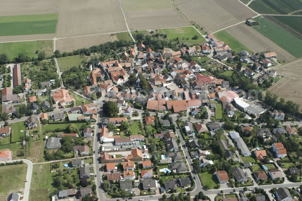 Zotzenheim / VBG Spendlingen-Gen from above - City view of Zotzenheim / VBG Spend Lingen Gensingen in Rhineland-Palatinate