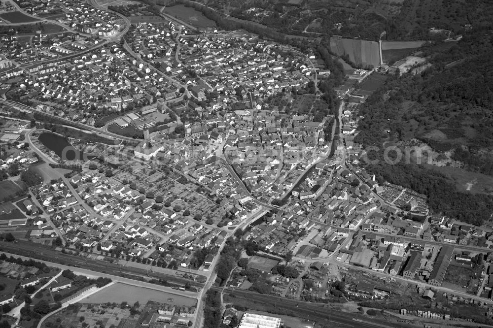 Zeil from the bird's eye view: Village - View of the district Hassberge belonging municipality in Zeil in the state Bavaria