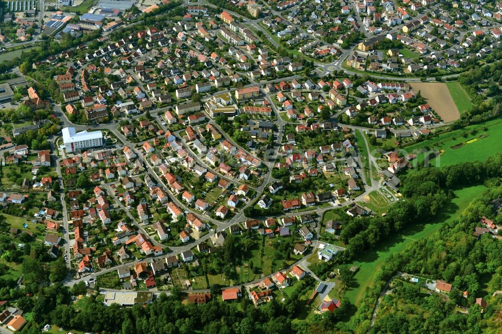 Aerial photograph Zeil - Village - View of the district Hassberge belonging municipality in Zeil in the state Bavaria