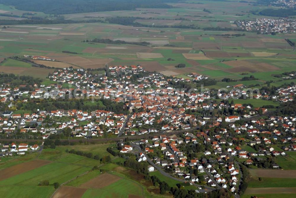 Aerial photograph Neustadt - Blick auf die Stadt Neustadt mit dem Wahrzeichen der Stadt, dem Junker-Hansen-Turm, dem größter Fachwerkrundbau der Welt aus dem 15. Jahrhundert.