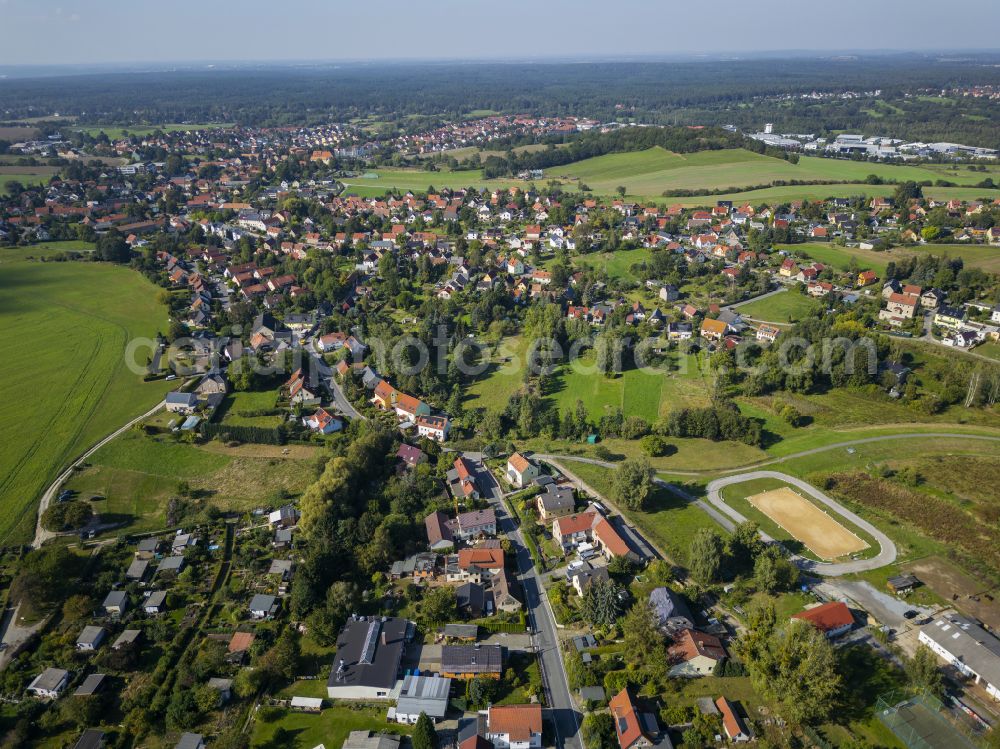 Aerial photograph Dresden - Weissig district in Dresden in the state of Saxony, Germany